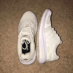 Classic White Adidas Running Shoes